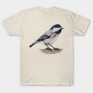 Chickadee drawing 7 (no background) T-Shirt